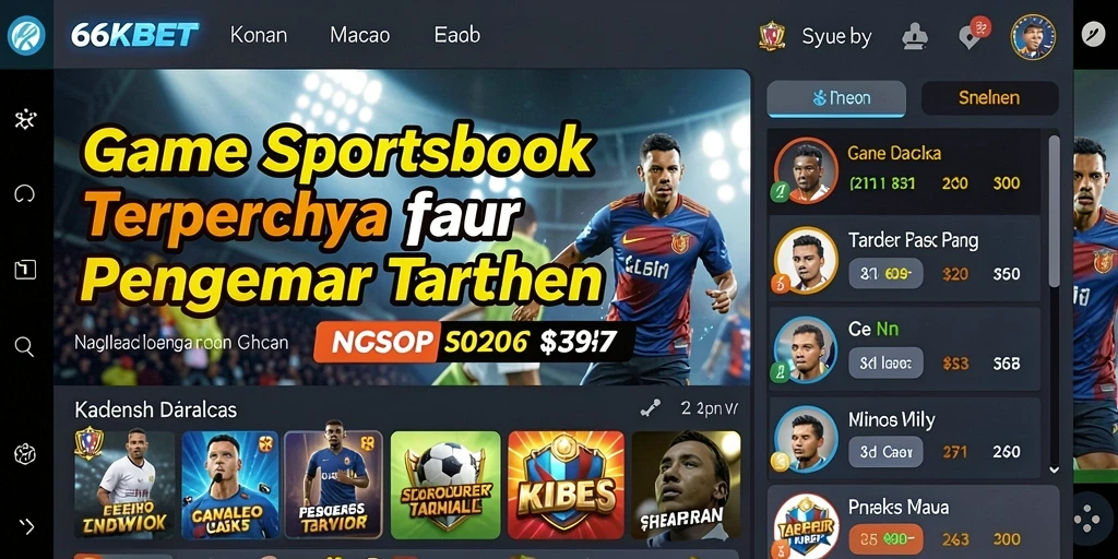 Tampilan gameplay taruhan di aplikasi 66KBET yang interaktif.
