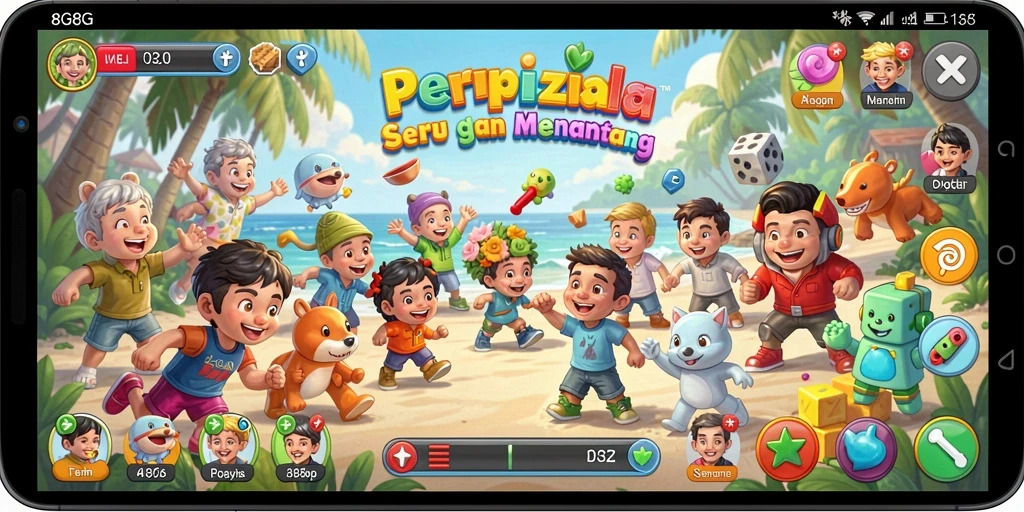 Screenshot gameplay 8G8G yang menunjukkan tantangan puzzle yang menarik.