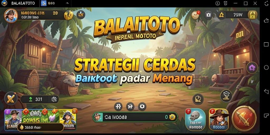 Tampilan gameplay BALAITOTO yang menampilkan strategi dalam permainan.