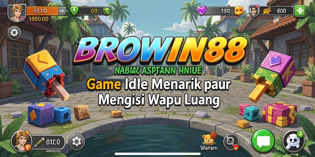 Tampilan gameplay BROWIN88 dengan manajemen sumber daya yang menarik.