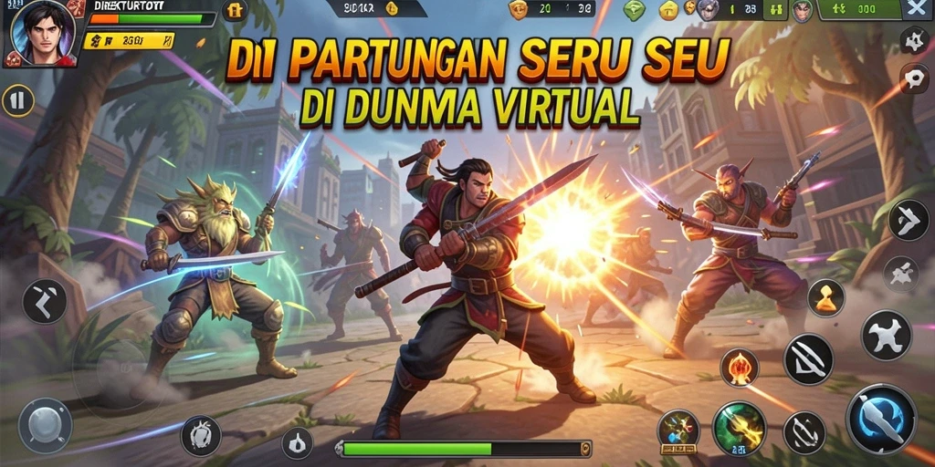 Screenshot dari gameplay Fighting di DIREKTURTOTO yang penuh aksi.