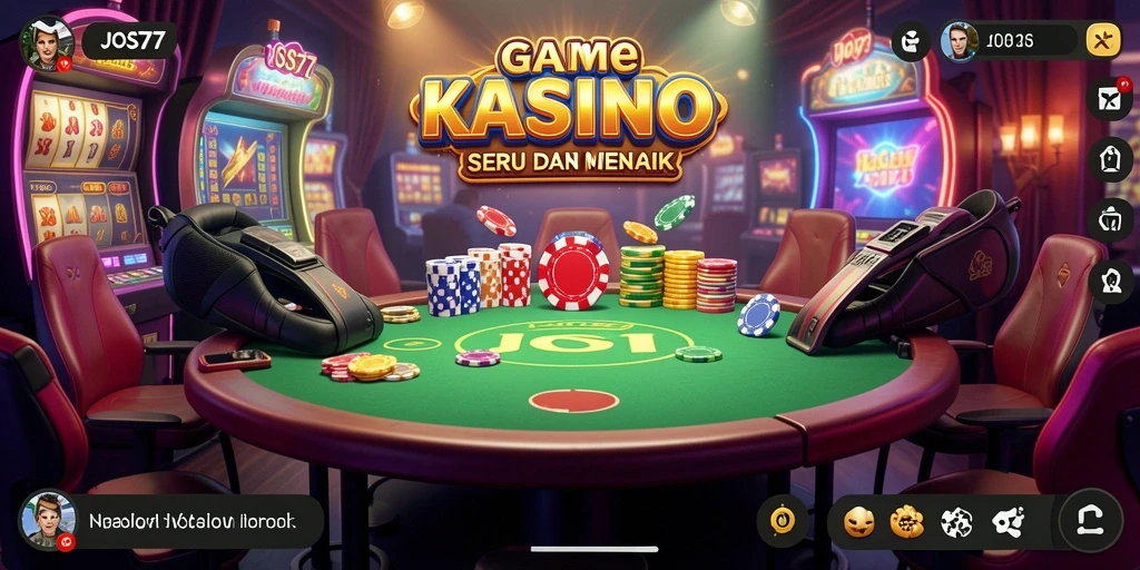 Tampilan gameplay menarik dari JOS77 dengan berbagai permainan Kasino.