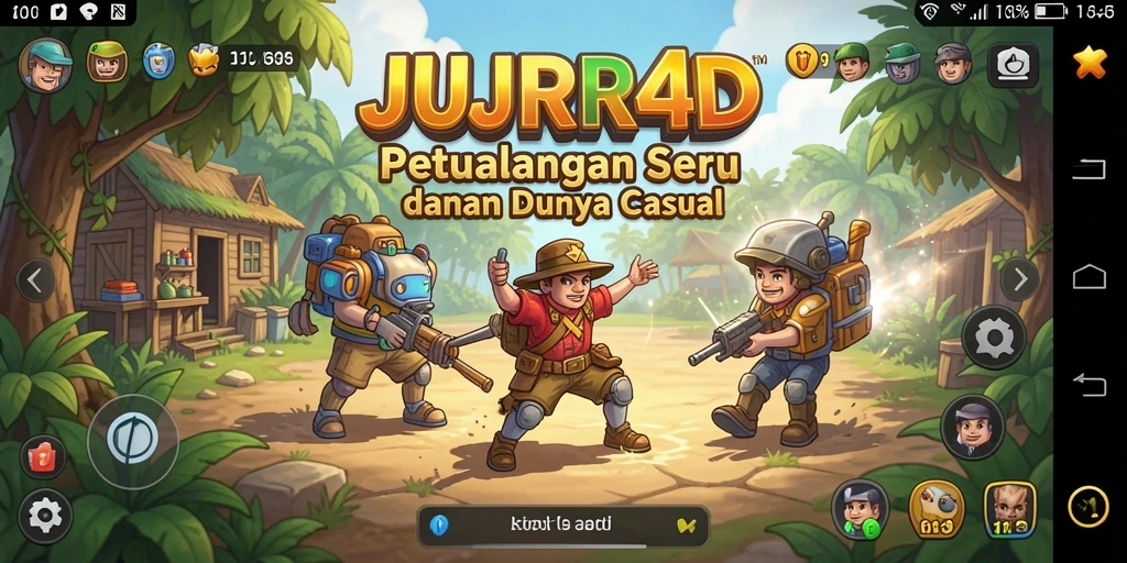 Tangkapan layar JUJUR4D menampilkan aksi seru dalam gameplay.