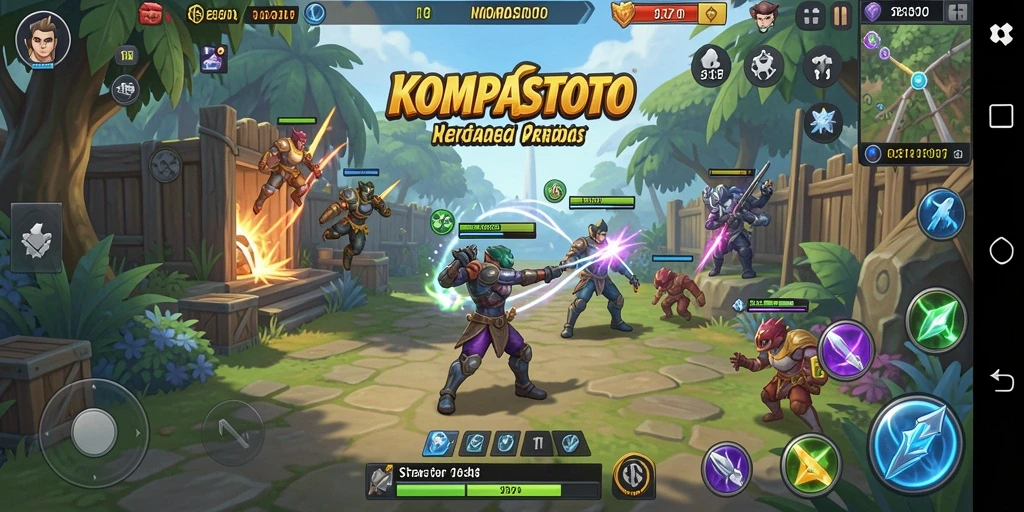 Tampilan gameplay <strong>KOMPASTOTO</strong> yang seru dan penuh strategi.