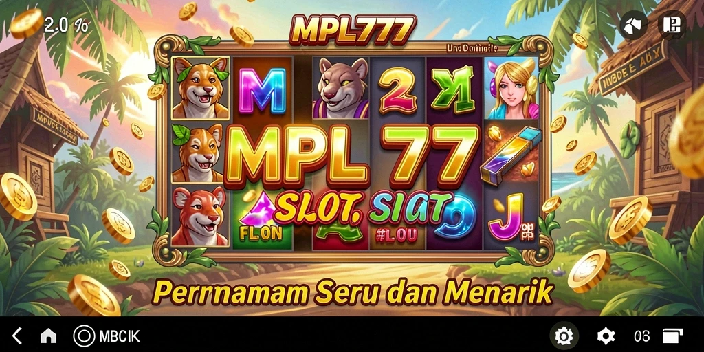 Tampilan menarik dari gameplay Slot di MPL777.