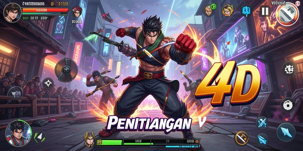 Gameplay pertarungan seru di PENITI4D dengan grafis menakjubkan.