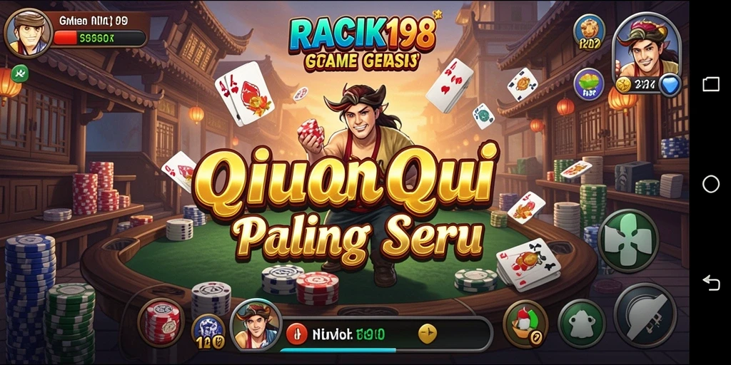 Tampilan gameplay menarik dalam RACIK198 QiuQiu.