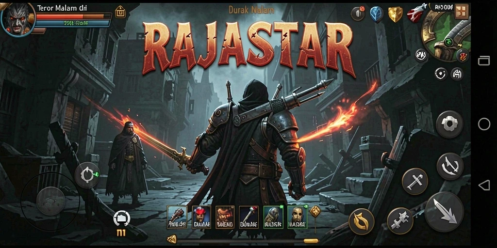 Screenshot utama RAJASTAR menampilkan suasana gameplay Horror yang mendebarkan.