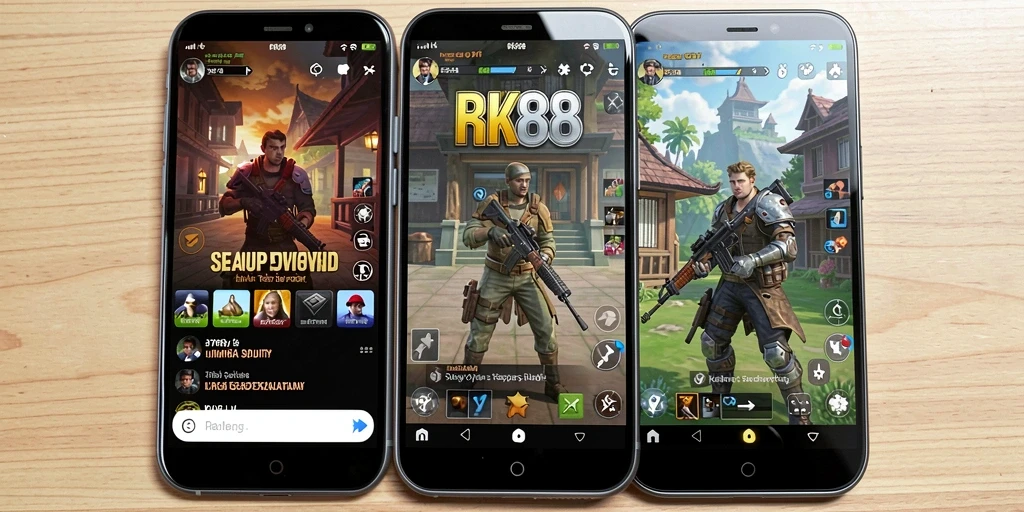 Screenshot utama RK88 menampilkan antarmuka aplikasi yang intuitif.