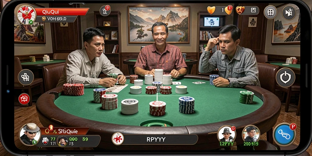 Tampilan gameplay seru dari RPYYY dengan aksi QiuQiu.