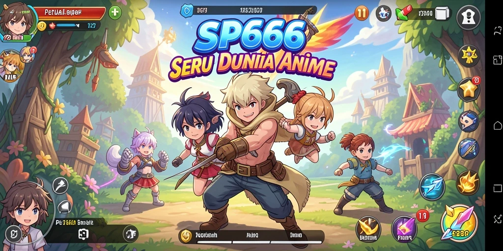 Tampilan gameplay SP666 yang mengasyikkan dan penuh warna.