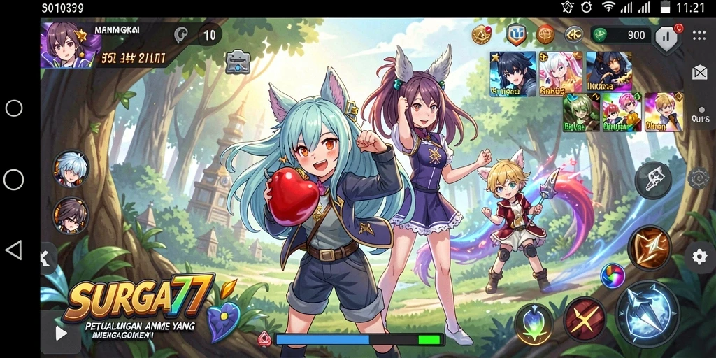 Tampilan visual luar biasa dari gameplay SURGA77 yang seru dan menakjubkan.