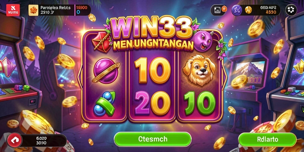 Tangkapan layar gameplay <strong>WIN33</strong> menunjukkan momen seru saat menggali kemenangan slot.